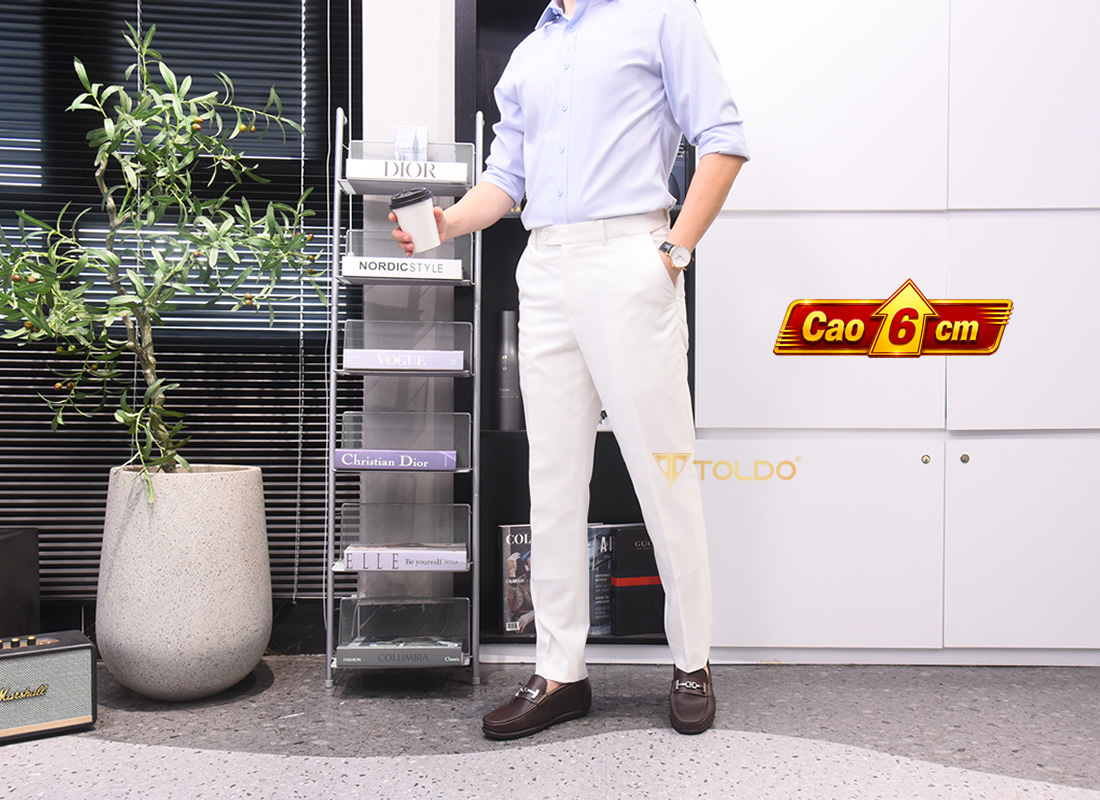 Giày mọi cao 6cm thoáng khí siêu nhẹ 13